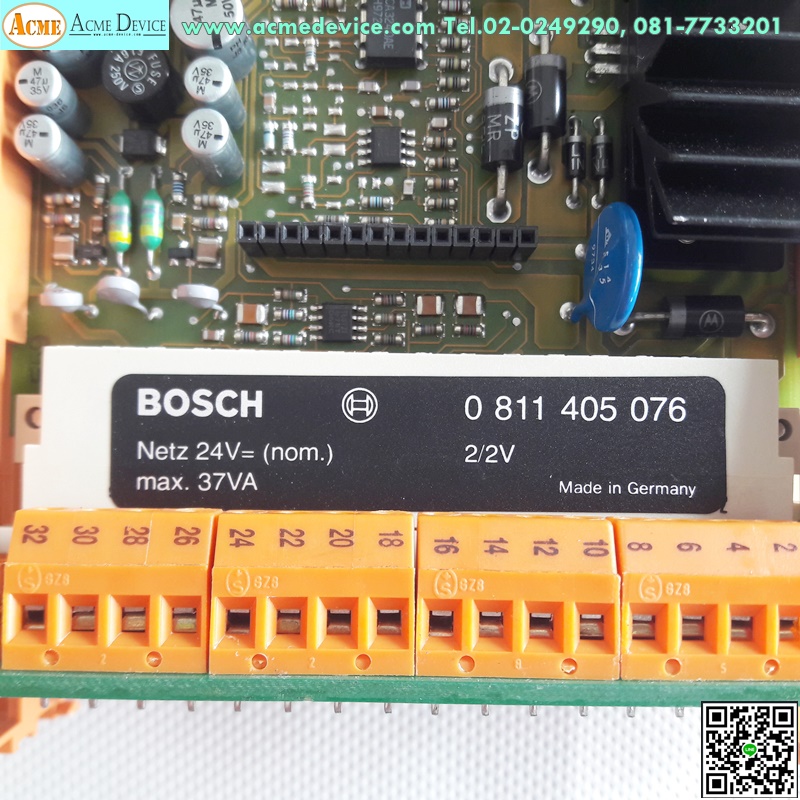 Board IO Bosch, 0811405076, 24V, 37VA, 2/2V