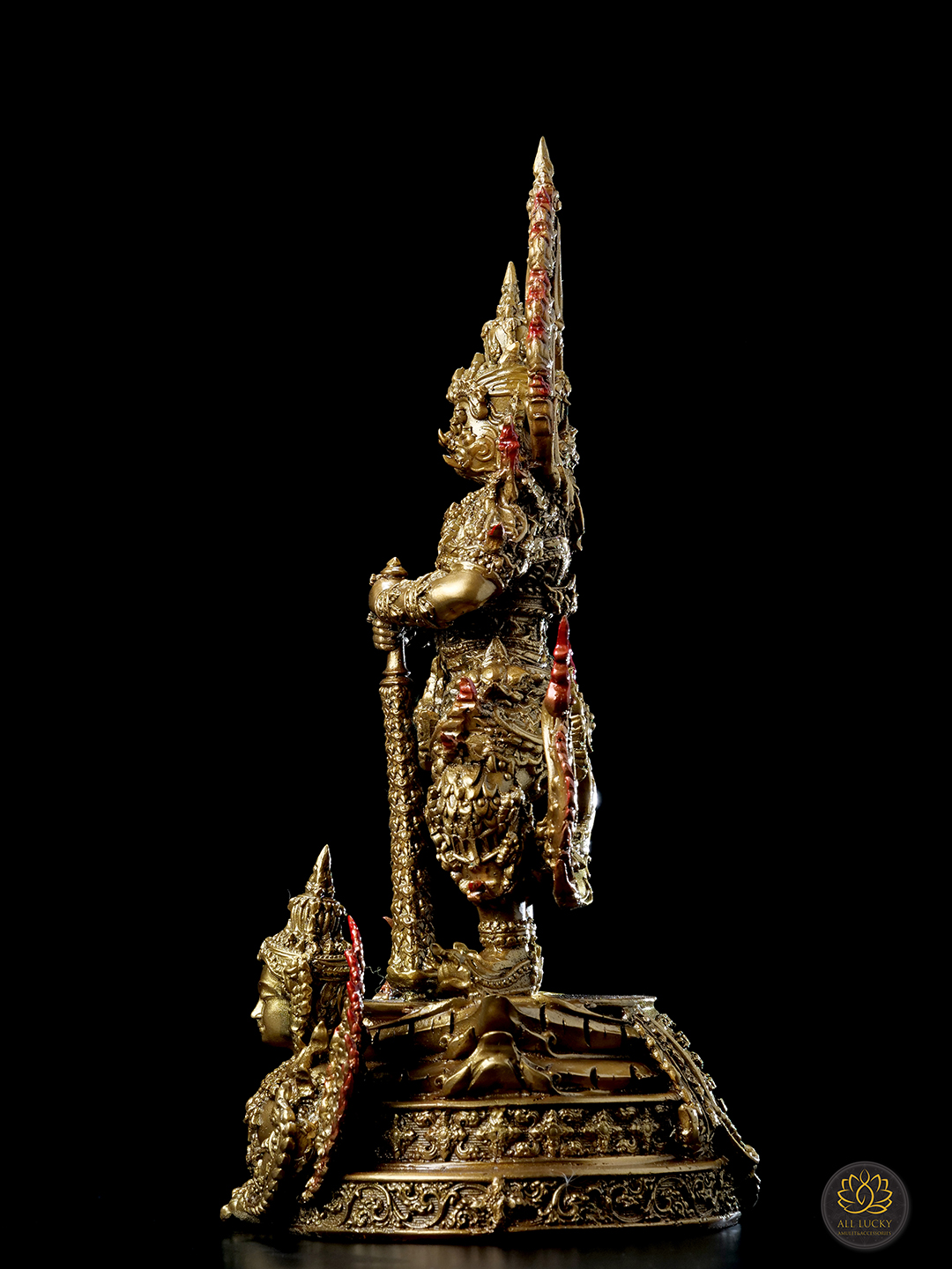 ท้าวเวสสุวรรณ พุทธศิลป์ ขนาด 12 นิ้ว ที่ระลึกงานกฐิน ๒๕๖๕ วัดเนินทอง ราชบุรี