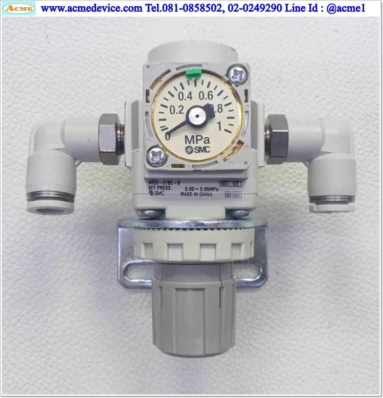 Regulator SMC รุ่น AR20-01BE-B, 0.05-0.85 MPa