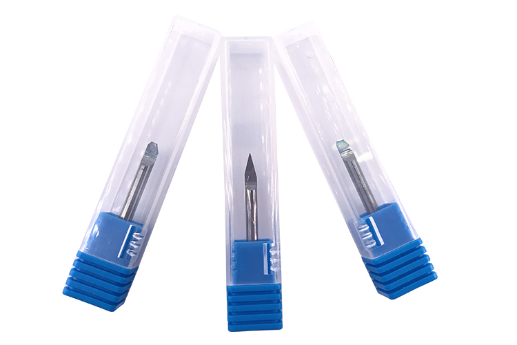 ดอกแกะหินกัดหยก มุม 15 องศา 0.1 mm ความแข็ง 65 HRC65 V-groove Engraving Bits for Jade Stone