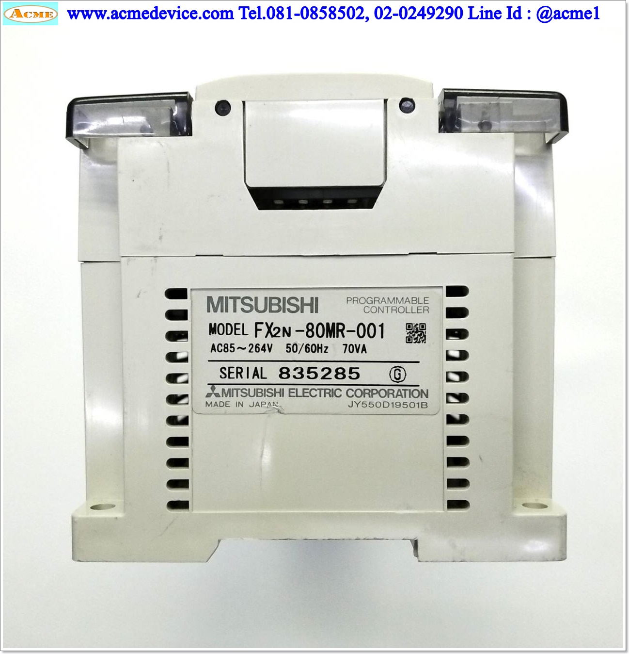 PLC Mitsubishi รุ่น FX2N-80MR-001