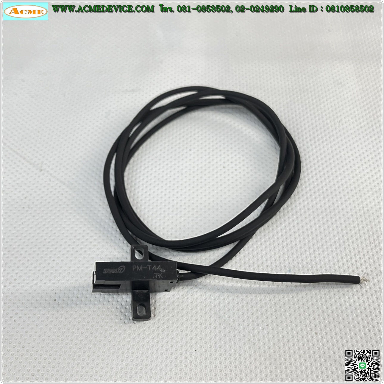 Photoelectric Panasonic/SUNX รุ่น PM-T44, ระยะ 5mm, Light-ON, Dark-ON, NPN