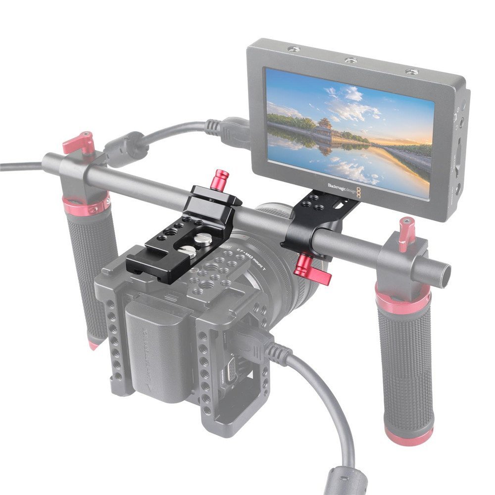 SMALLRIG® Mini Mounting Plate with 15mm Rod Clamp 1906 (ByOrder รอสินค้า2-3วัน)