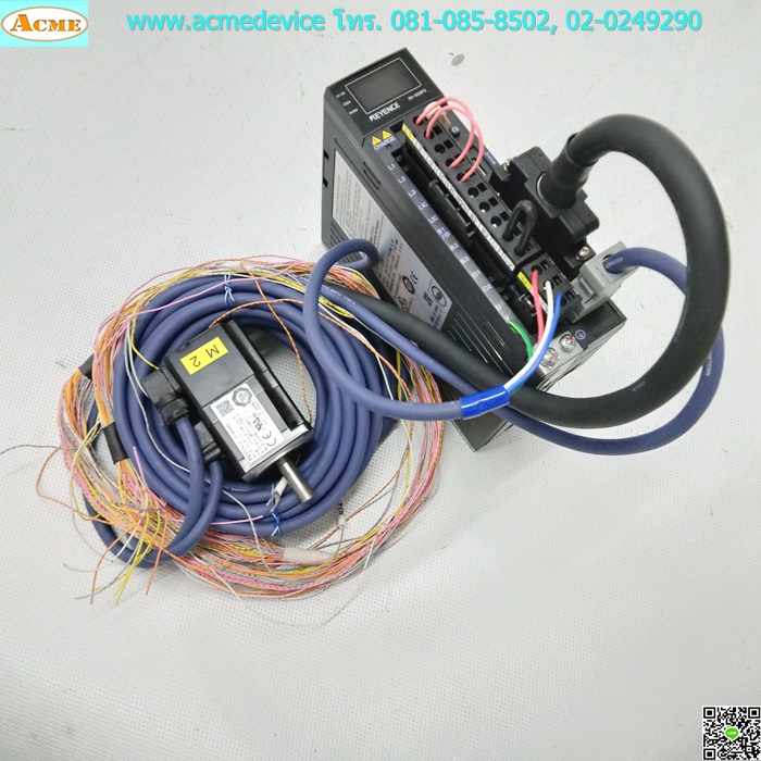 Servo Drive Keyence รุ่น SV-005P2 & Motor SV-M005CS, 50W