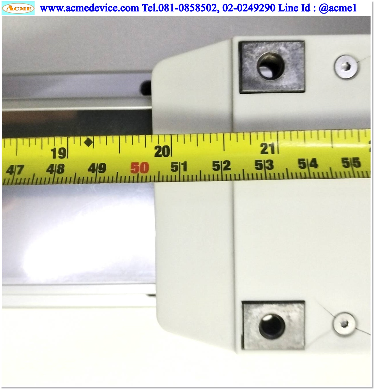 แกนสำเร็จรูป Ball Screw Toyo รุ่น GTH8-L20-500-K, ขนาด 80 x 760 mm., แกนโต 15 mm, Stroke 500 mm., Pit 20 mm. (R)