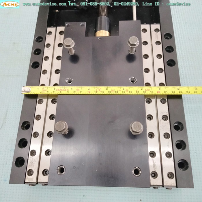 แกนสําเร็จรูป Reed Screw ??? รุ่น ???, ขนาด 235 mm x 410 mm, เพลาโต 16 mm, Stroke 100 mm, Pit 2 mm & Motor M2-3424-D