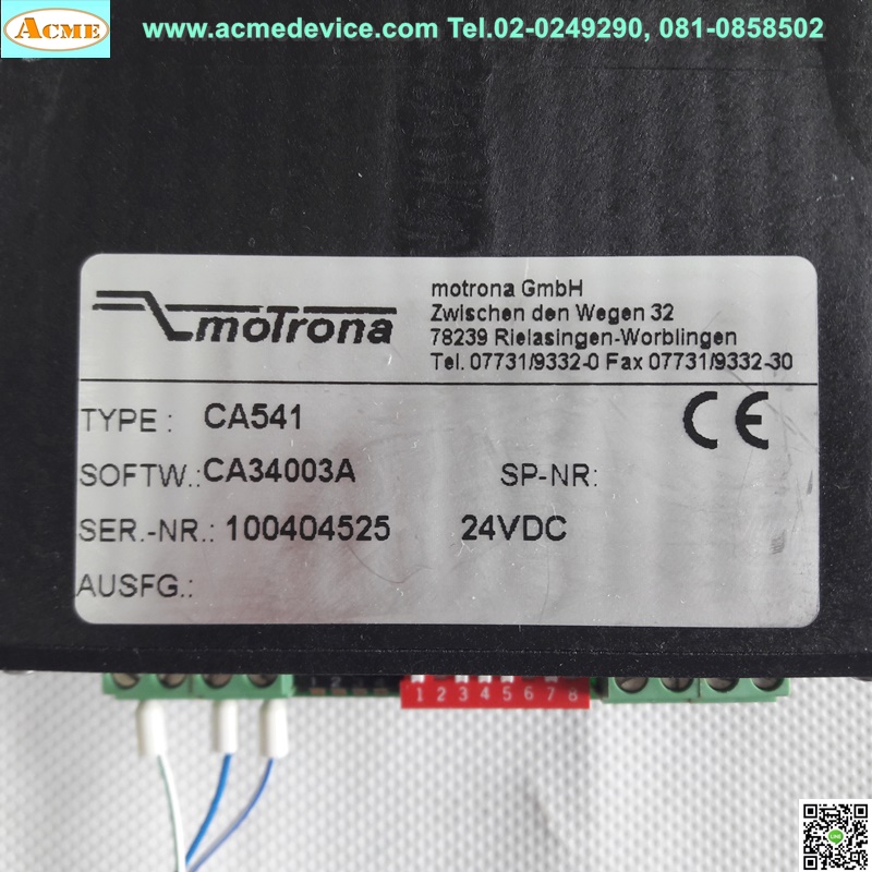 Indicator & Preset motrona รุ่น CA541, 24VDC