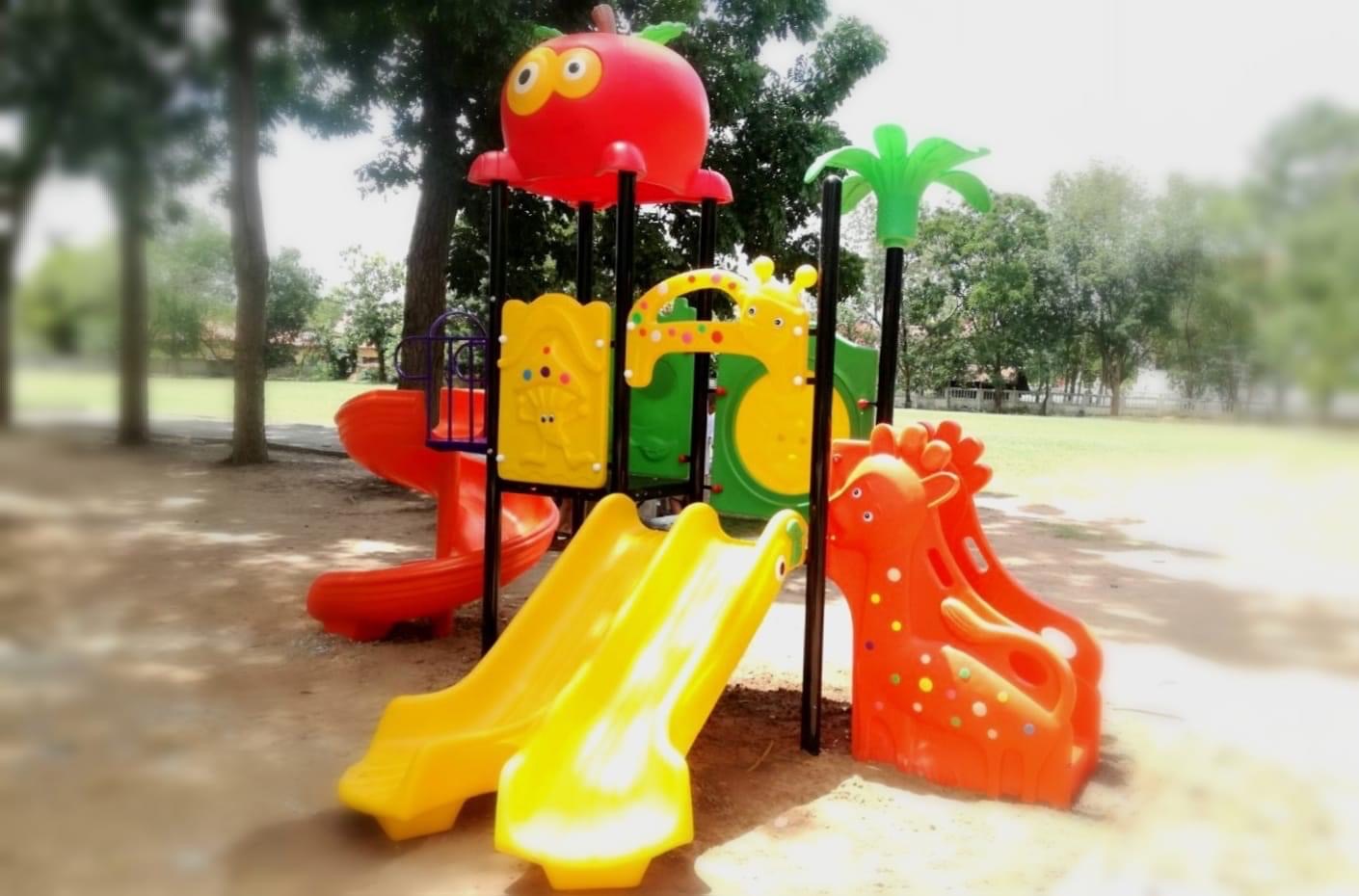 เครื่องเล่นสนาม ชุด แอปเปิ้ลแสนอร่อย เครื่องเล่นสร้างมิตรภาพ