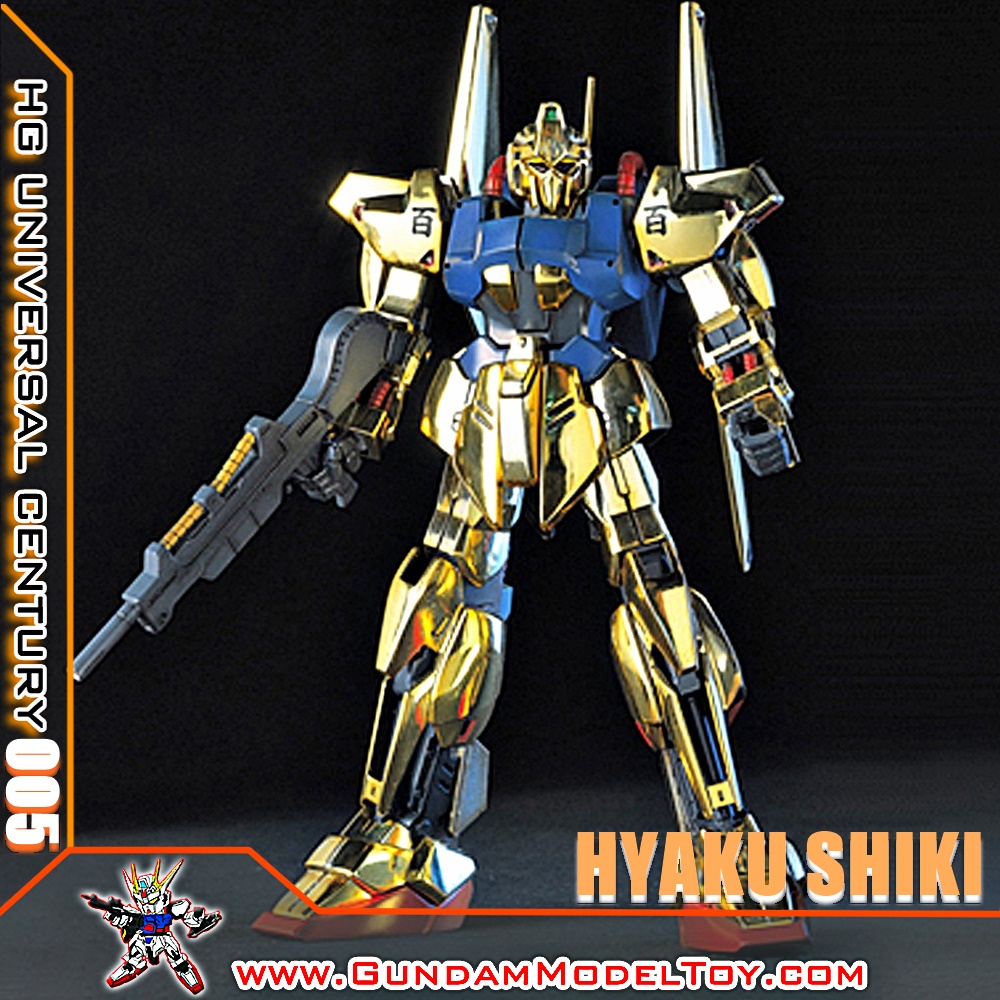 BANDAI HG 1/144 HYAKU SHIKI ฮะยาคุ ชิคิ โมเดล กันดั้ม กันพลา PS TOYLAND HGUC