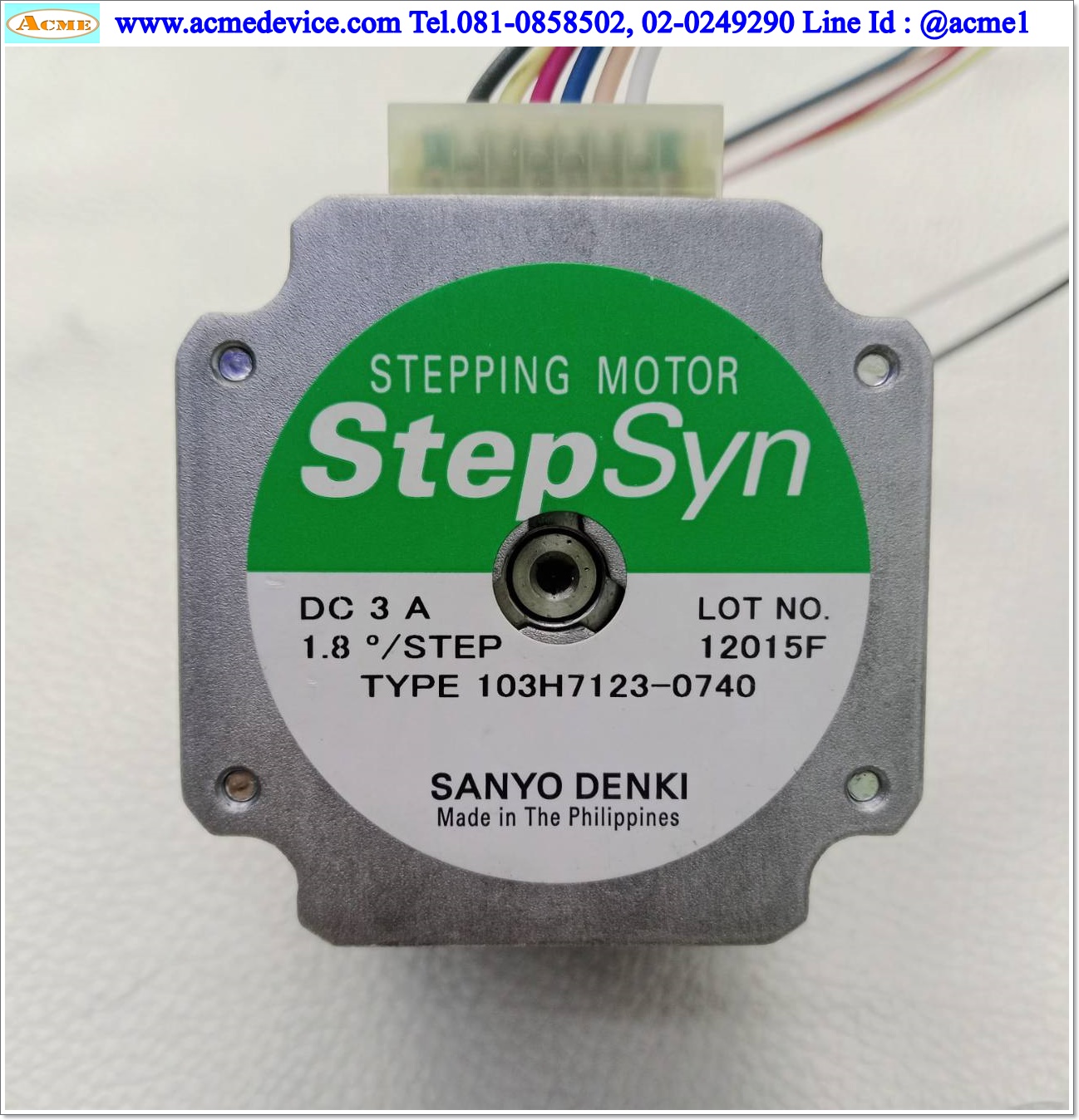 Stepping Motor Sanyo Denki รุ่น 103H7123-0740, 2 phase, 3A