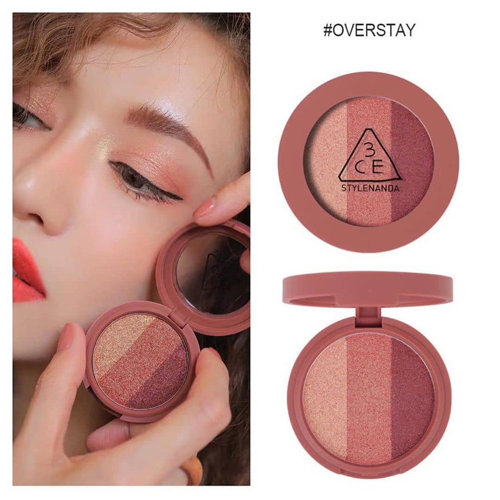 อายแชโดว์3CE Triple Shadow สี Over Stay