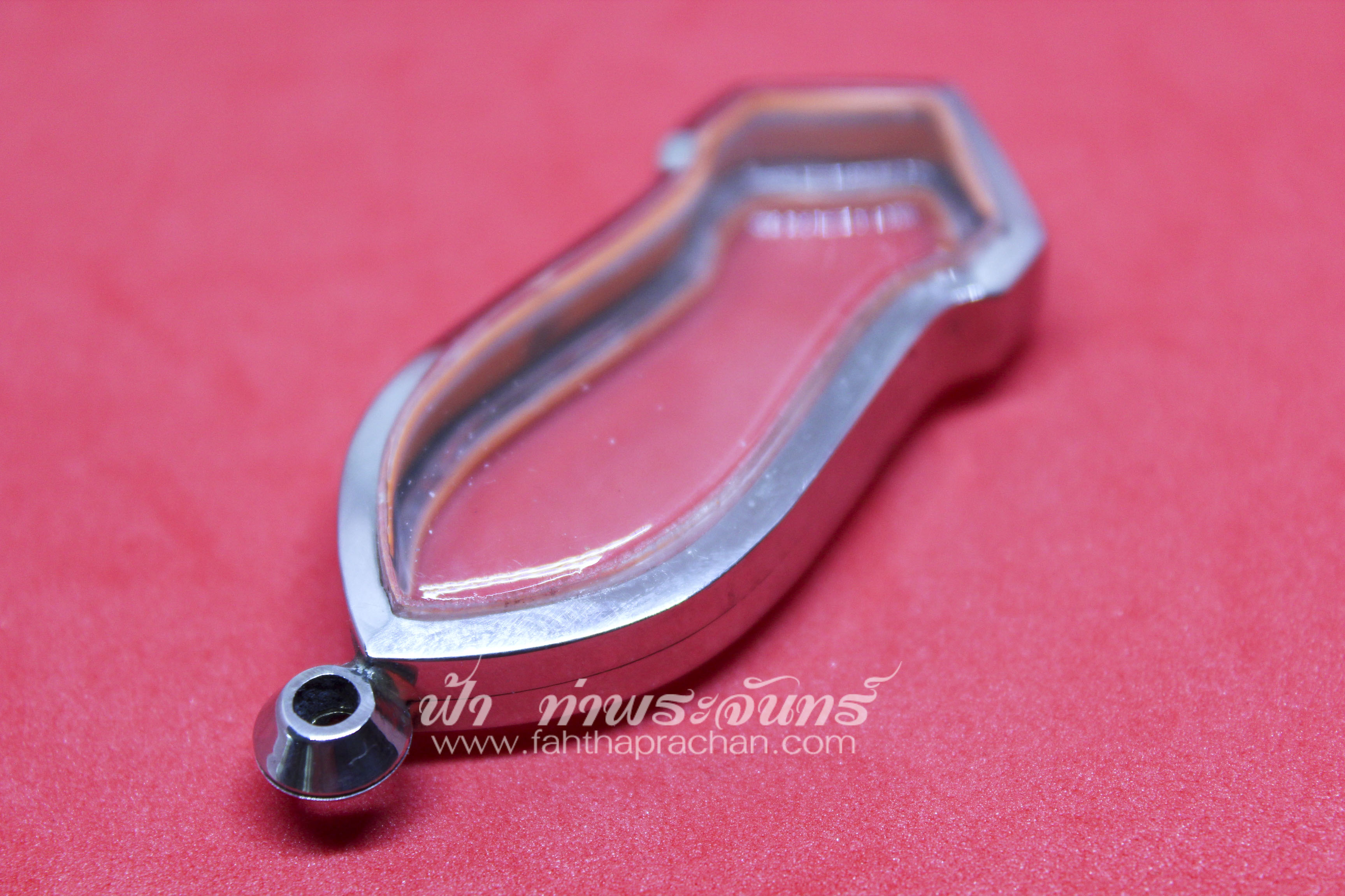 ตลับ 25 พุทธศตวรรษ เนื้อชิน เข้ารูป สองหน้า สแตนเลสพุก