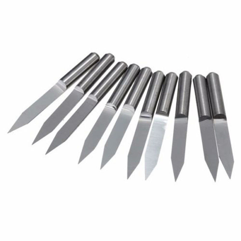 10pcs ดอก Engraving คาไบด์10 ดอก ขนาด 0.1mm 20องศา