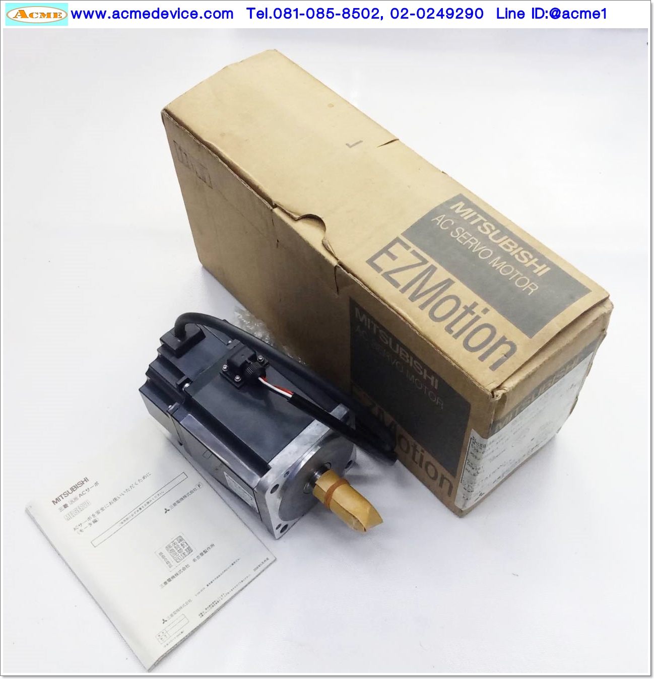 Servo Motor Mitsubishi รุ่น HF-KE73, 750W, (for MR-E)