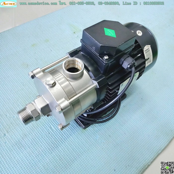 Pump รุ่น CHLF2-20LSWSC, 2 m³/h, 14m, 0.37kW + Motor YS7112, 2800 r/min, 370W, 220/380V