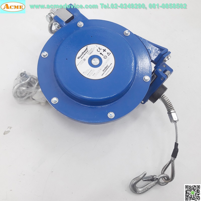 Balancer molex, Aero-Motive Woodhead, รุ่น 100JA, 40-45 lb., 88-100 kg.