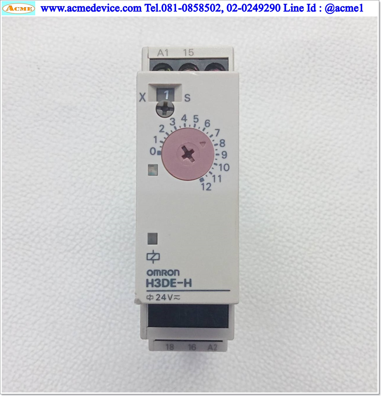 Timer Omron รุ่น H3DE-H (L), 1-120s