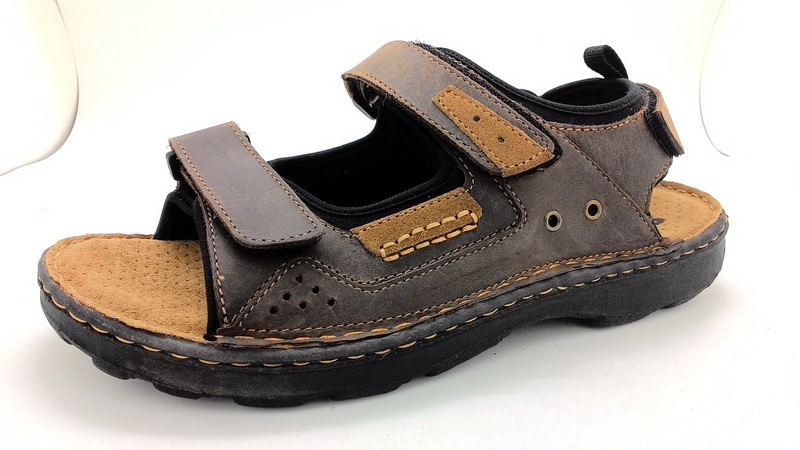 Leather sandals with backstrap (men)