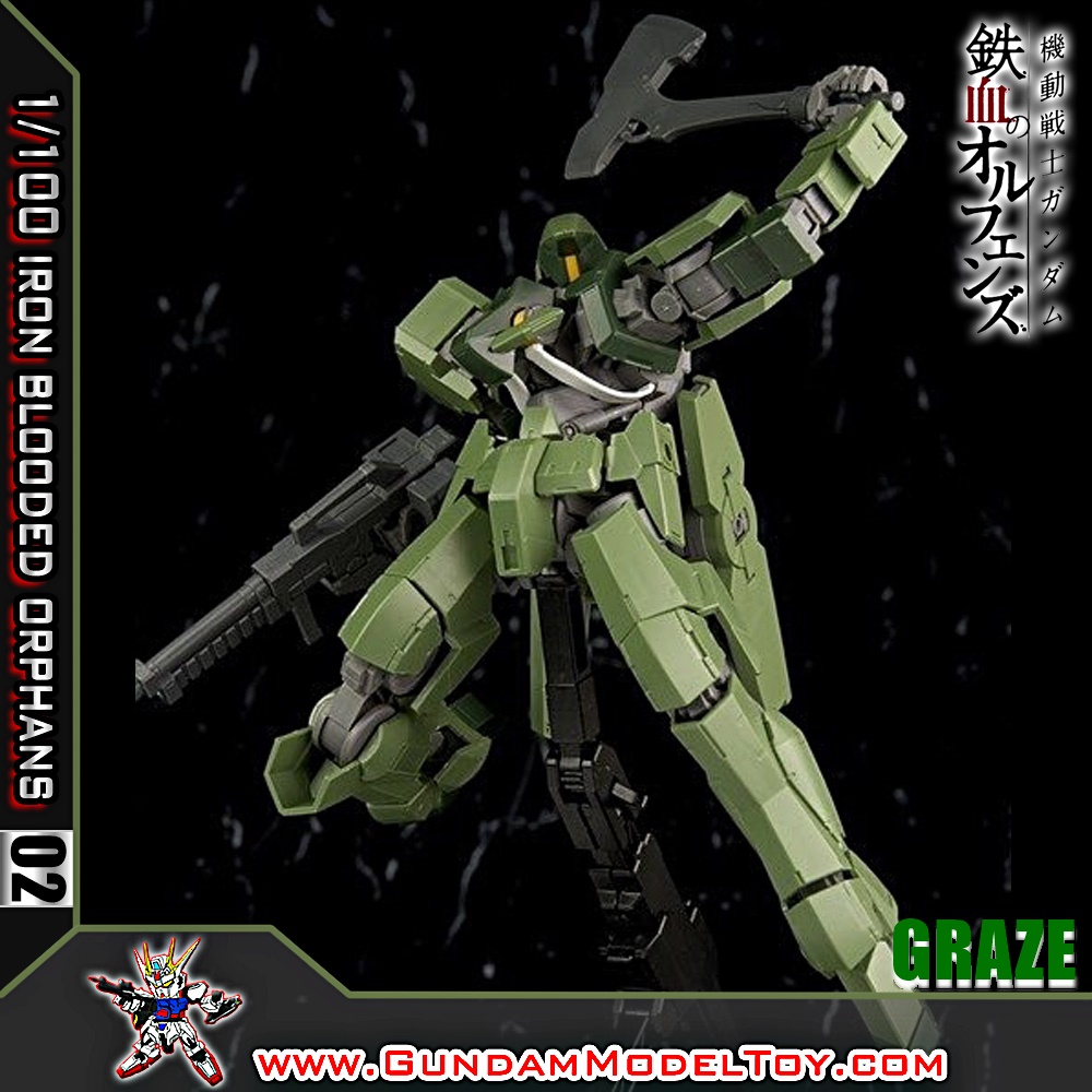 1/100 SCALE MODEL 02 GRAZE STANDARD TYPE /COMMANDER TYPE เกรซ สแตนดาร์ด ไทฟ คอมมานเดอร์ ไทฟ