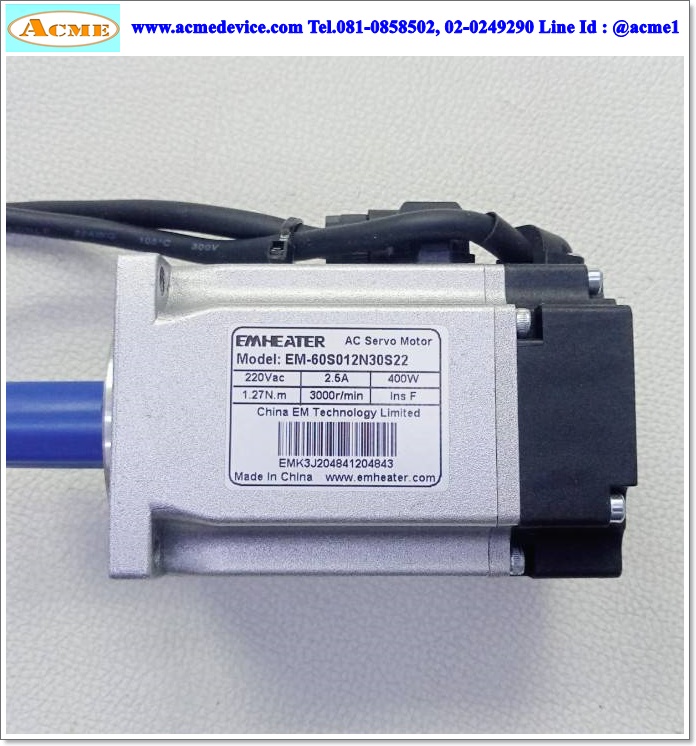 Servo Drive Emheater รุ่น EMSD5-AS040 & Motor EM-60S012N30S22, 400W