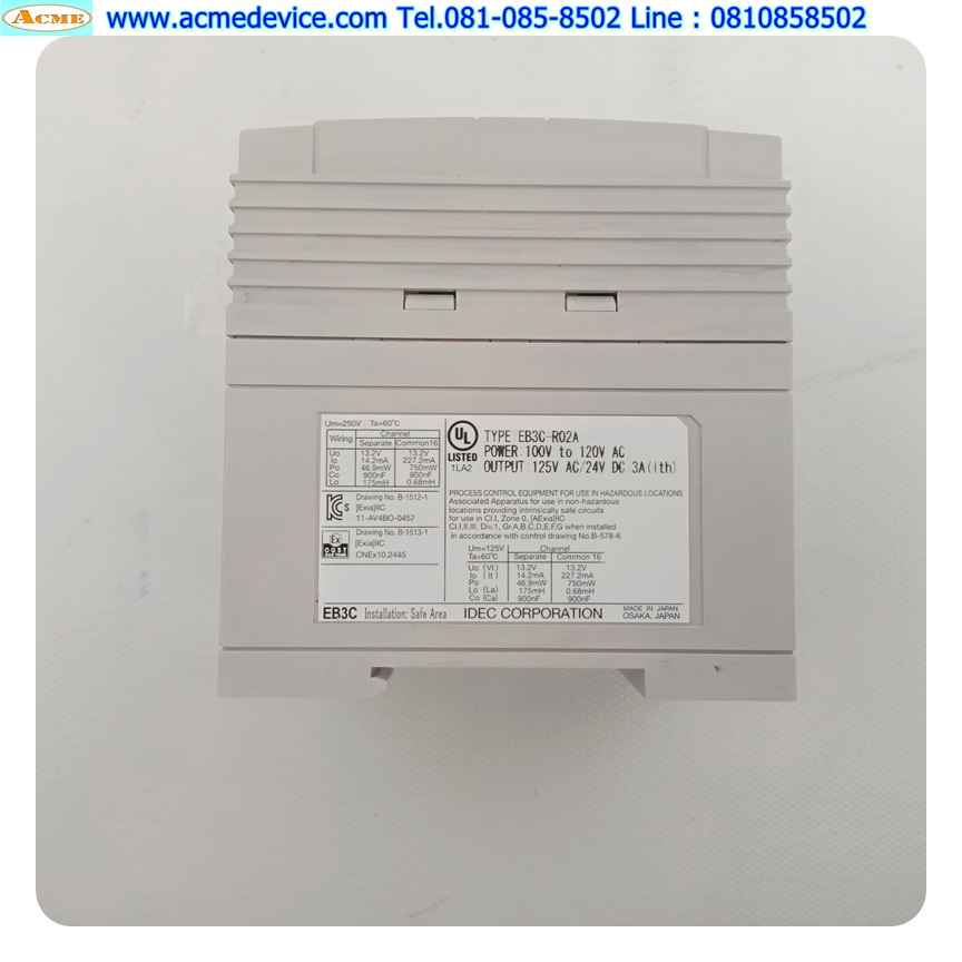 Relay Idec รุ่น EB3C-R02A, IZBARL, 100-240VAC