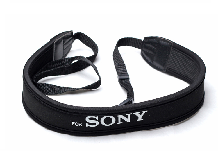 สายคล้องกล้อง แบบนิ่ม สำหรับกล้องยี่ห้อ SONY
