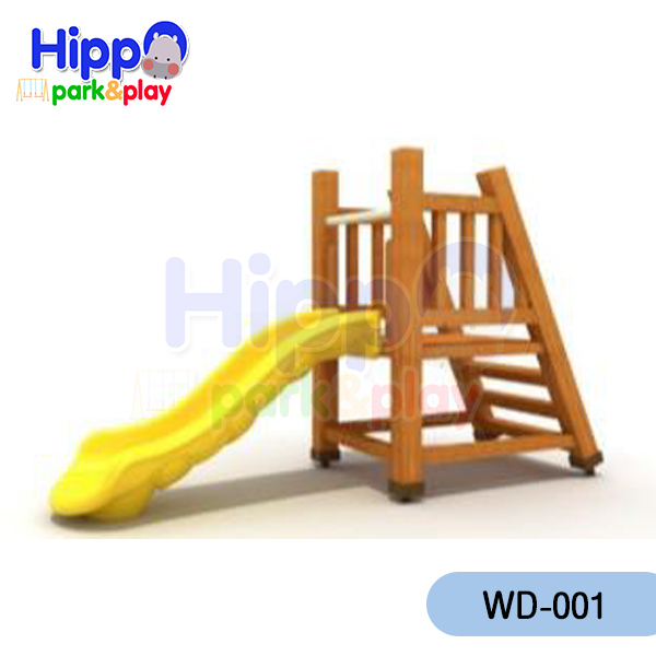 เครื่องเล่นชุด สไลเดอร์ไม้ WD-001