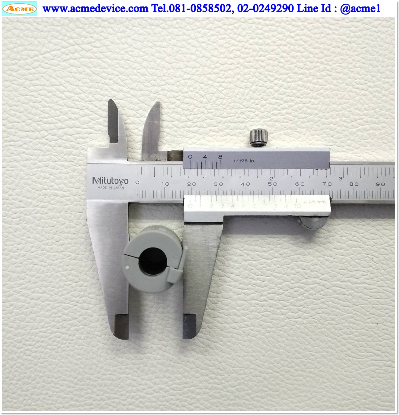 Ferrite Clamp, แกนเฟอร์ไรต์แบบข้อรัด TDK รุ่น ZCAT20170930, Dia.9 mm. (มือสอง)