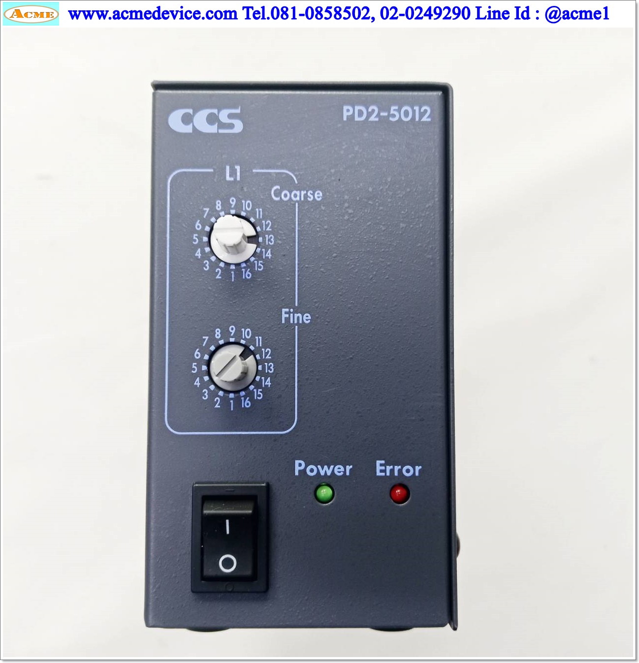 Lighting Supply CCS รุ่น PD2-5012, Output 12Vdc, 46W, Input 100-240Vac