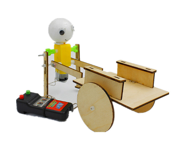 หุ่นเข็นรถควบคุมด้วยรีโมท