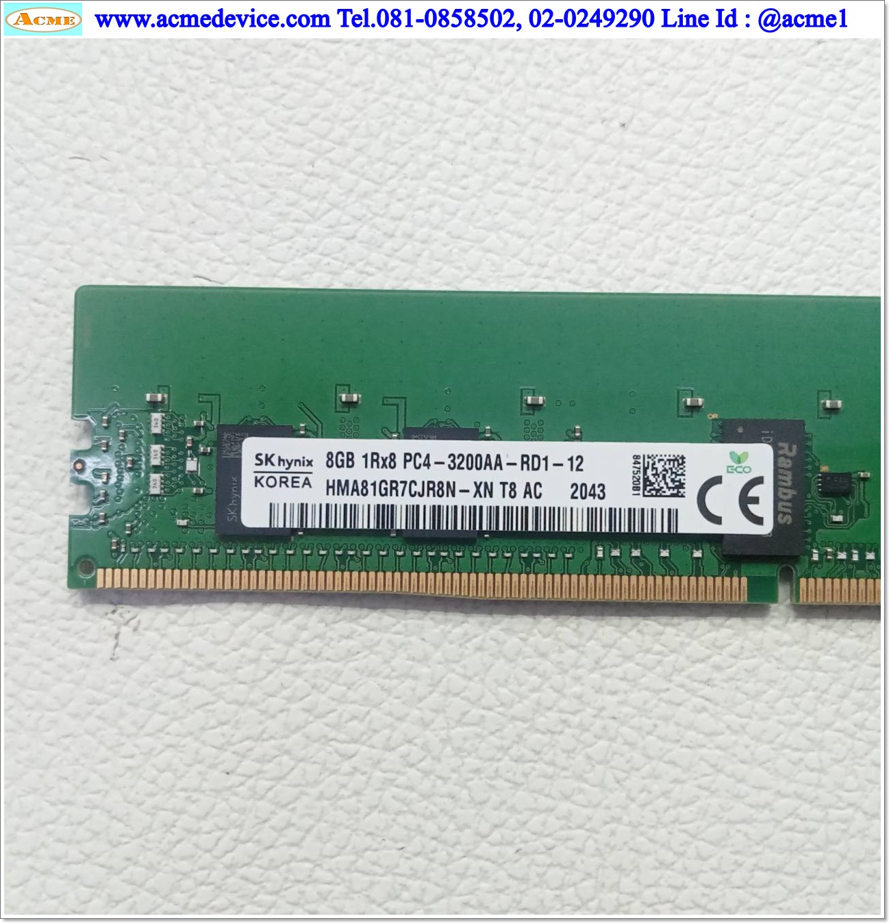 Computer Workstation Precision Dell รุ่น Precision 5820, Intel Xeon W-2104 CPU@3.20GHz, 16GB 2x8GB DDR4 3200MHz, Quadro T600 4GB GDDR5 Low Profile, 1TB 7200rpm SATA Hard Drive