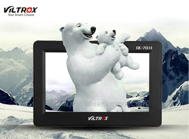 จอภาพViltrox DC-70II HDMI ขนาด 7นิ้ว สำหรับกล้อง DSLR หรือกล้องวิดีโอ