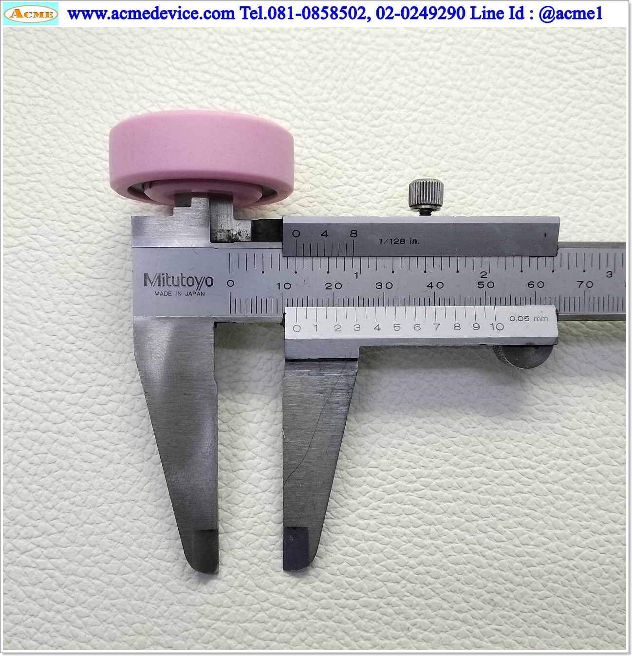 Plastic Bearing, ตลับลูกปืนพลาสติก, ID 13 mm., OD 35 mm., หนา 11 mm.