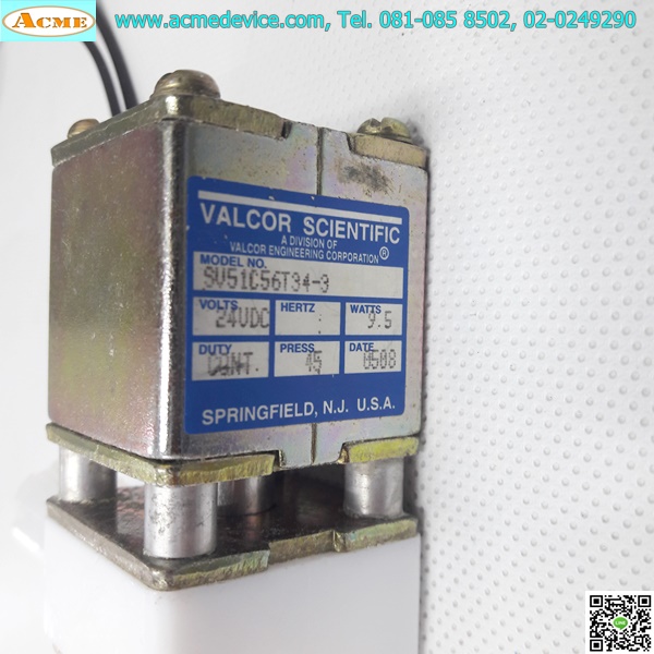 Solenoid valve Valcor Scientific รุ่น SV51C56T34-3, 24v