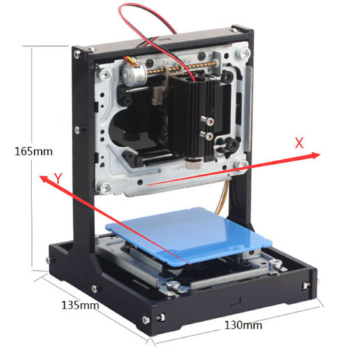 เครื่องยิงเลเซอร์มาค์กลิ้ง 500mW Mini USB DIY Laser Printer Engraver Laser Engraving Cutting Machine