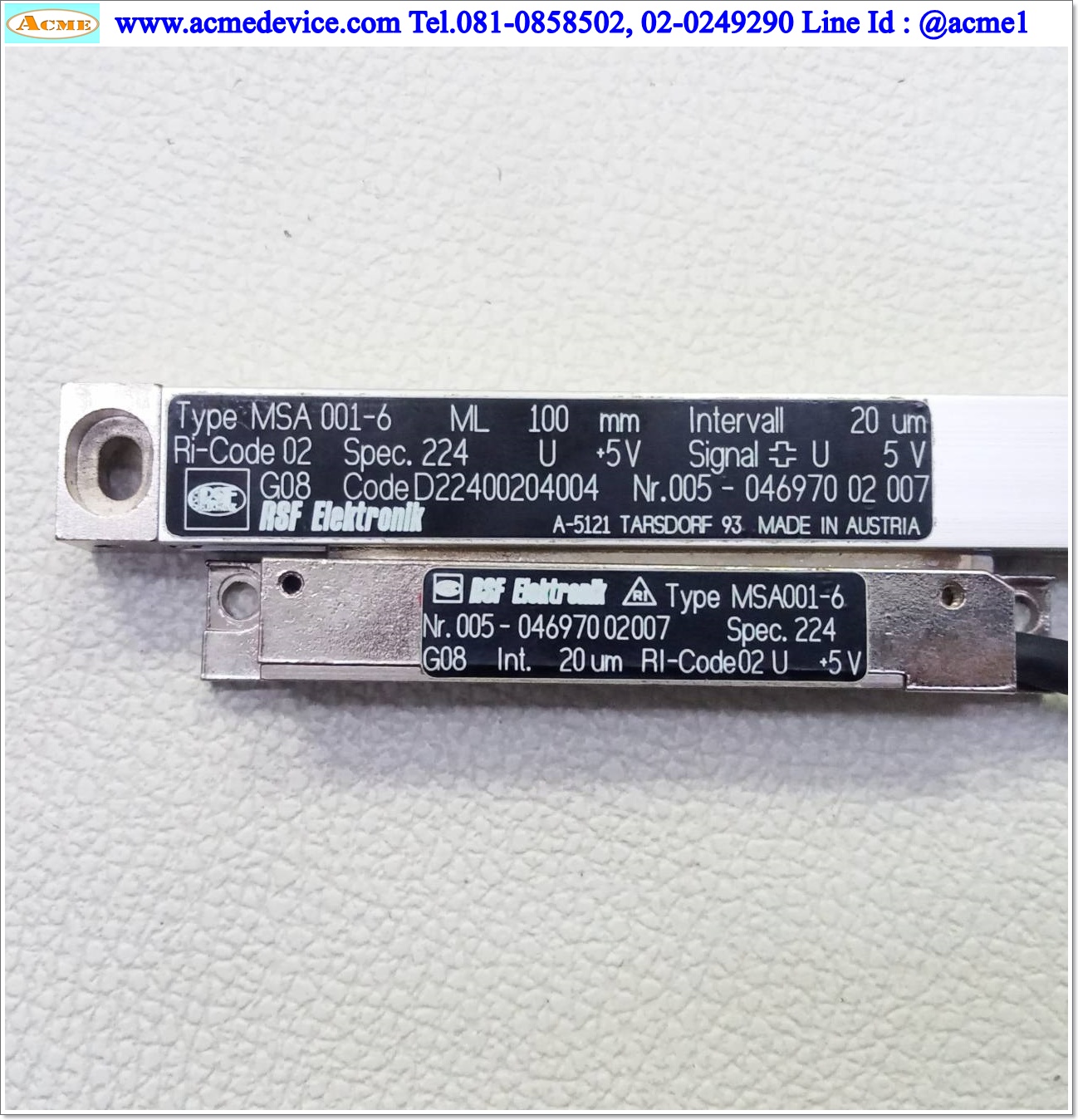 Linear Scale RSF Elektronik รุ่น MSA 001-6, ML 100 mm., 5V