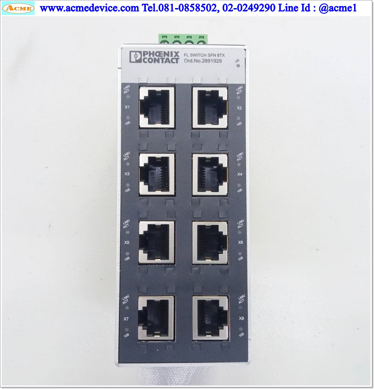Industrial Hub Phoenix Contact รุ่น FL SWITCH SFN 8TX, 8 Port