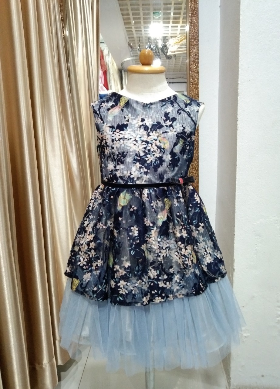 ชุดราตรีสีกรม Size 7 ขวบ