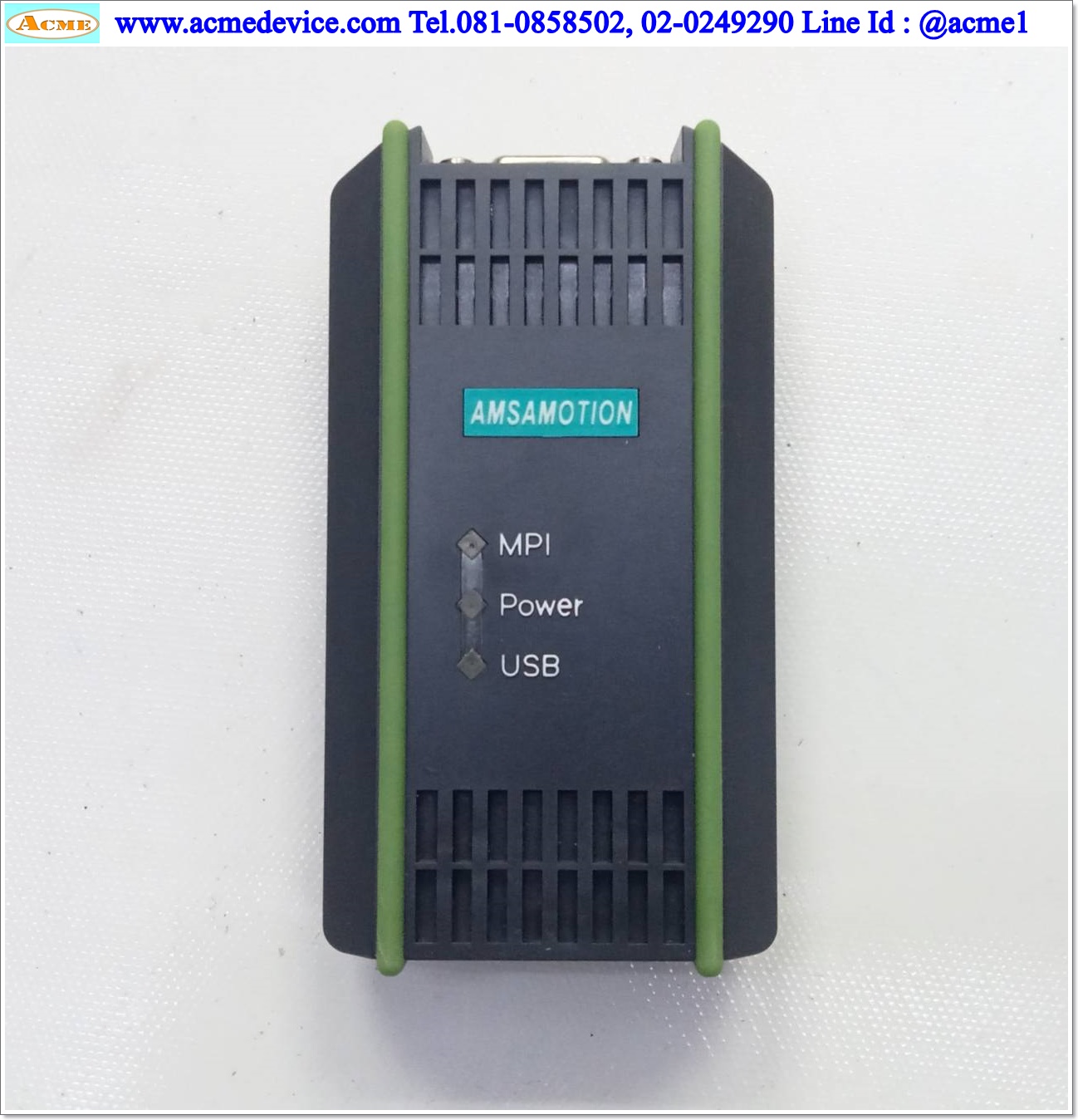 Download cable สายโหลด รุ่น PC Adapter USB 6ES7972-0CB20-0XA0, (0CB20+) ใช้กับ PLC Siemens รุ่น S7-200/300/400, USB To MPI/DP/PPI Network Adapter for S7 System