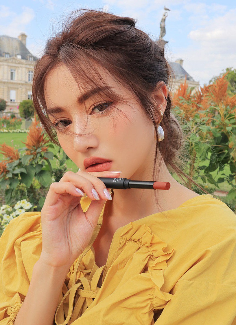 ลิปเนื้อเวลเวตแมท 3CE Slim Velvet Lip Color สีSimple Stay