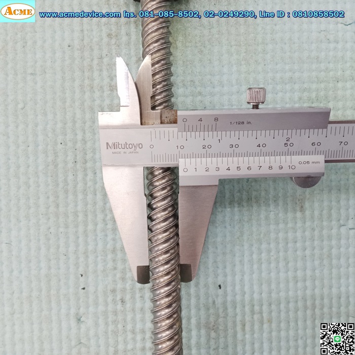Ball Screw ขนาดเพลา 12 mm.x 565 mm., Stroke 415 mm., Pit 16 mm.