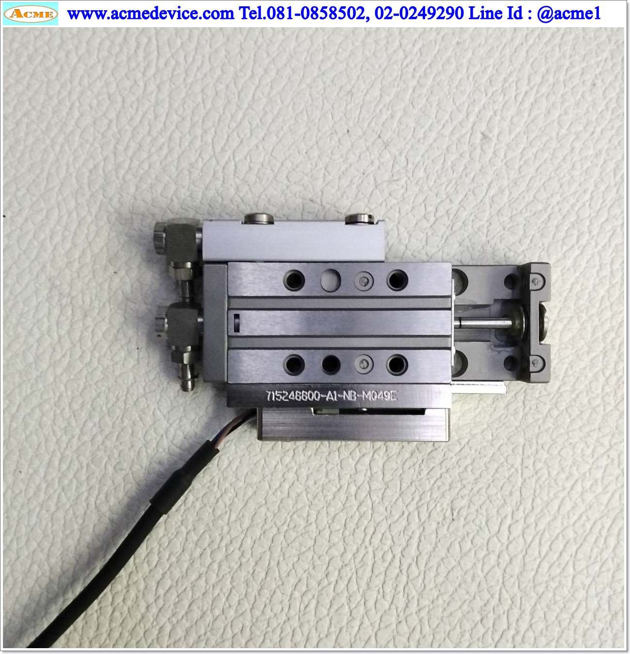 Air Cylinder SMC รุ่น 11-MXJ4-10PN, Bore 4 mm., Stroke 10 mm.