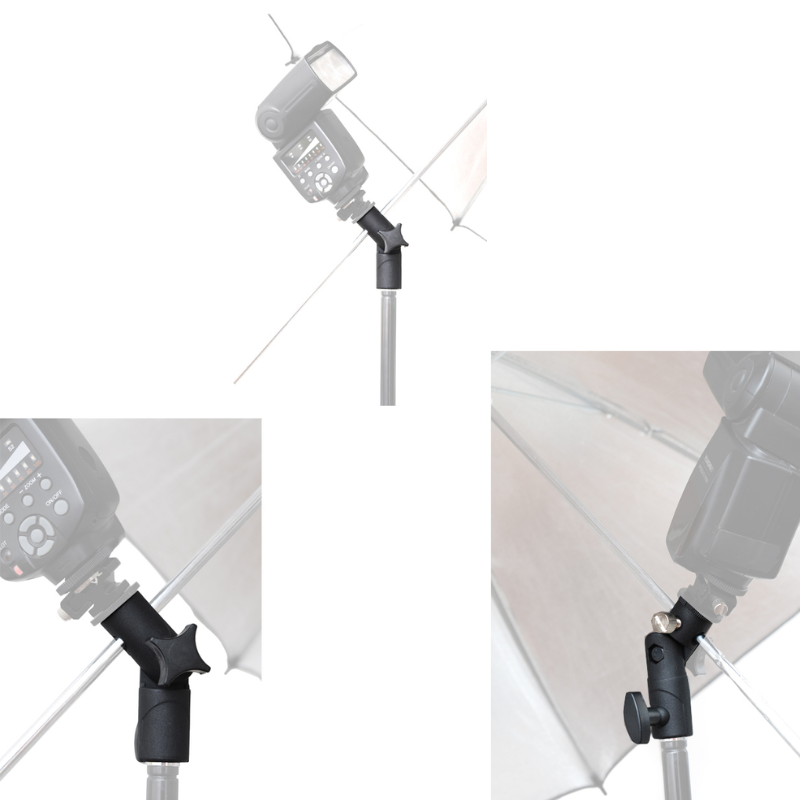 Flash Holder หัวจับแฟลช พร้อมที่เสียบร่ม แข็งแรงทนทานราคาถูก