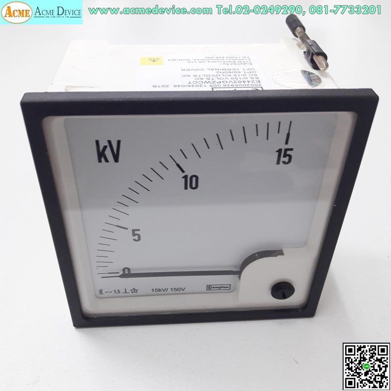 Voltmeter Crompton รุ่น E24402VGPZWCC7