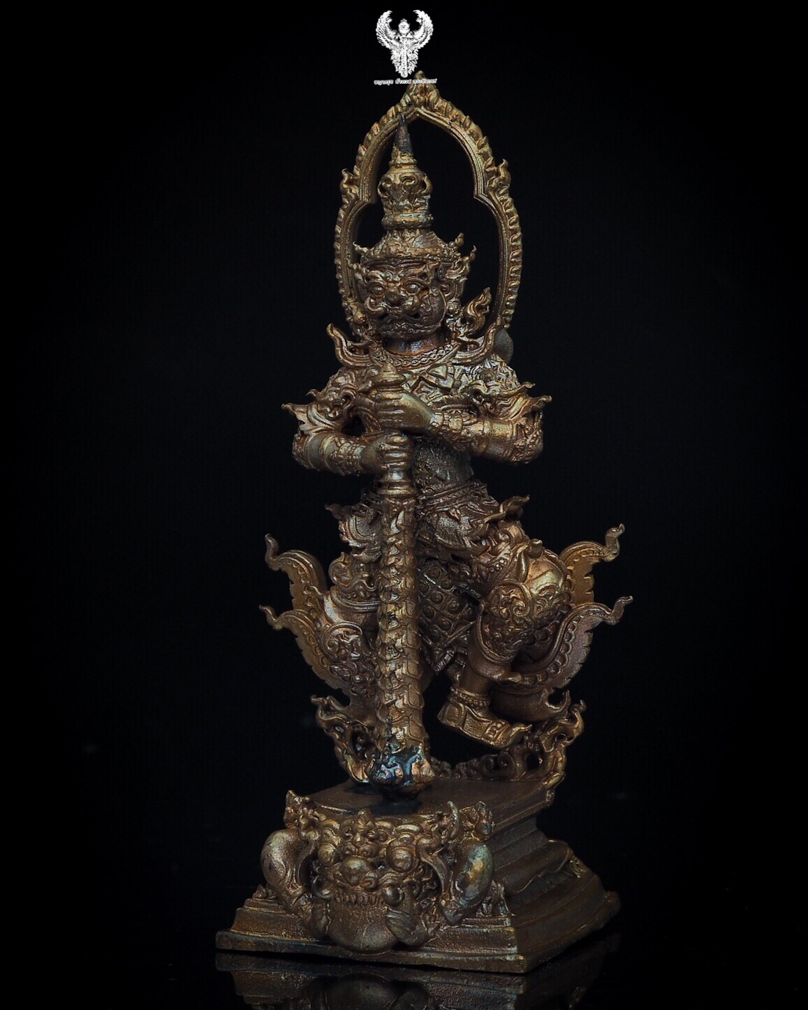 ท้าวเวสสุวรรณ รุ่น พินัยกรรมเศรษฐี ขนาดตั้งหน้ารถ หลวงปู่สอ ขันติโก วัด โพธิ์ศรี. จ. นครพนม