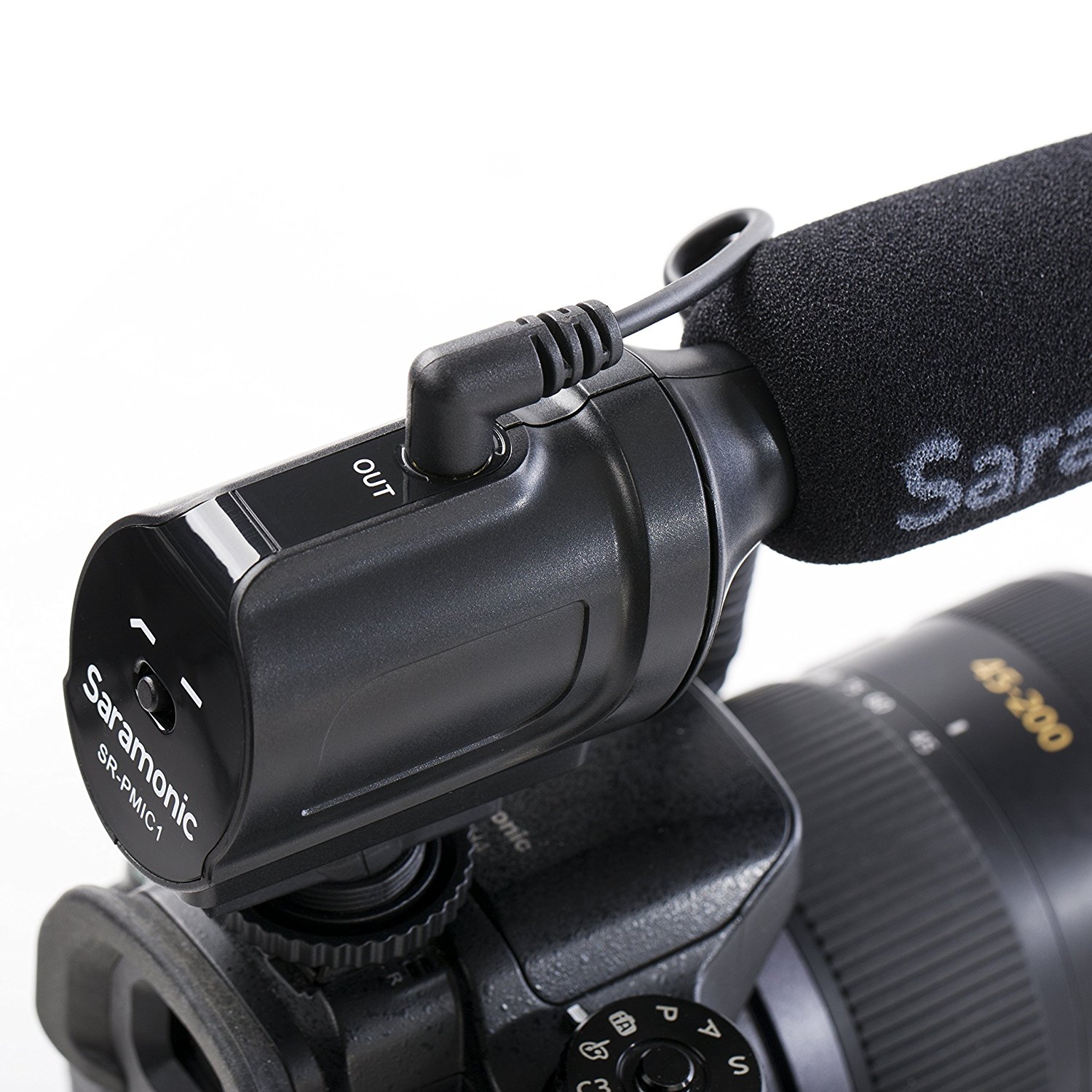 Saramonic SR-PMIC1 Super-Cardioid Unidirectional Condenser Microphone with Integrated Shockmount, Low-Cut Filter & Battery-Free Operation for DSLR Cameras & Camcorders รับประกันศูนย์ไทย 1 ปี