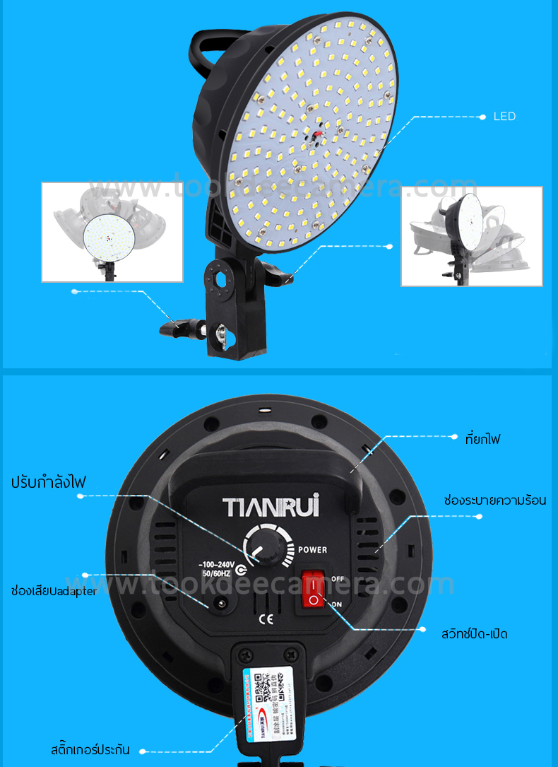 ชุดไฟsoft box แบบ LED มีดิมเมอร์ ราคาถูก
