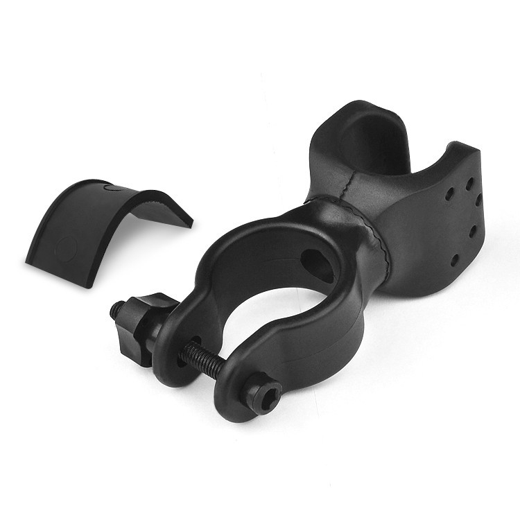 ขาจับไฟฉายติดแฮนด์จักรยาน (Flashlight Holder 360 Degree Bicycle Clip)