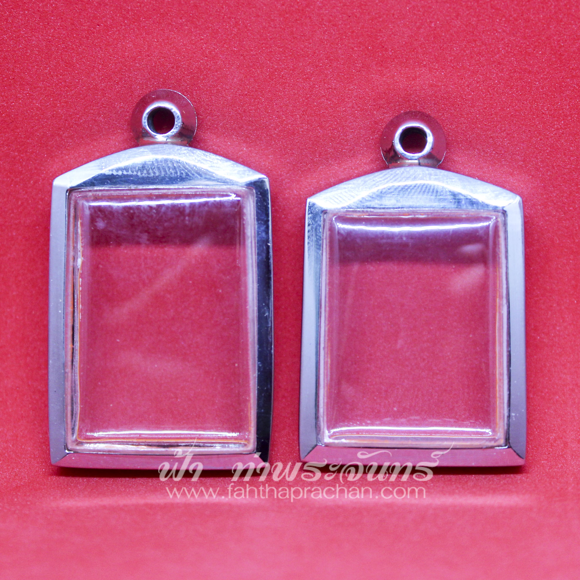 ตลับเหรียญแสตมป์ รูปถ่าย สองหน้า สแตนเลสพุก