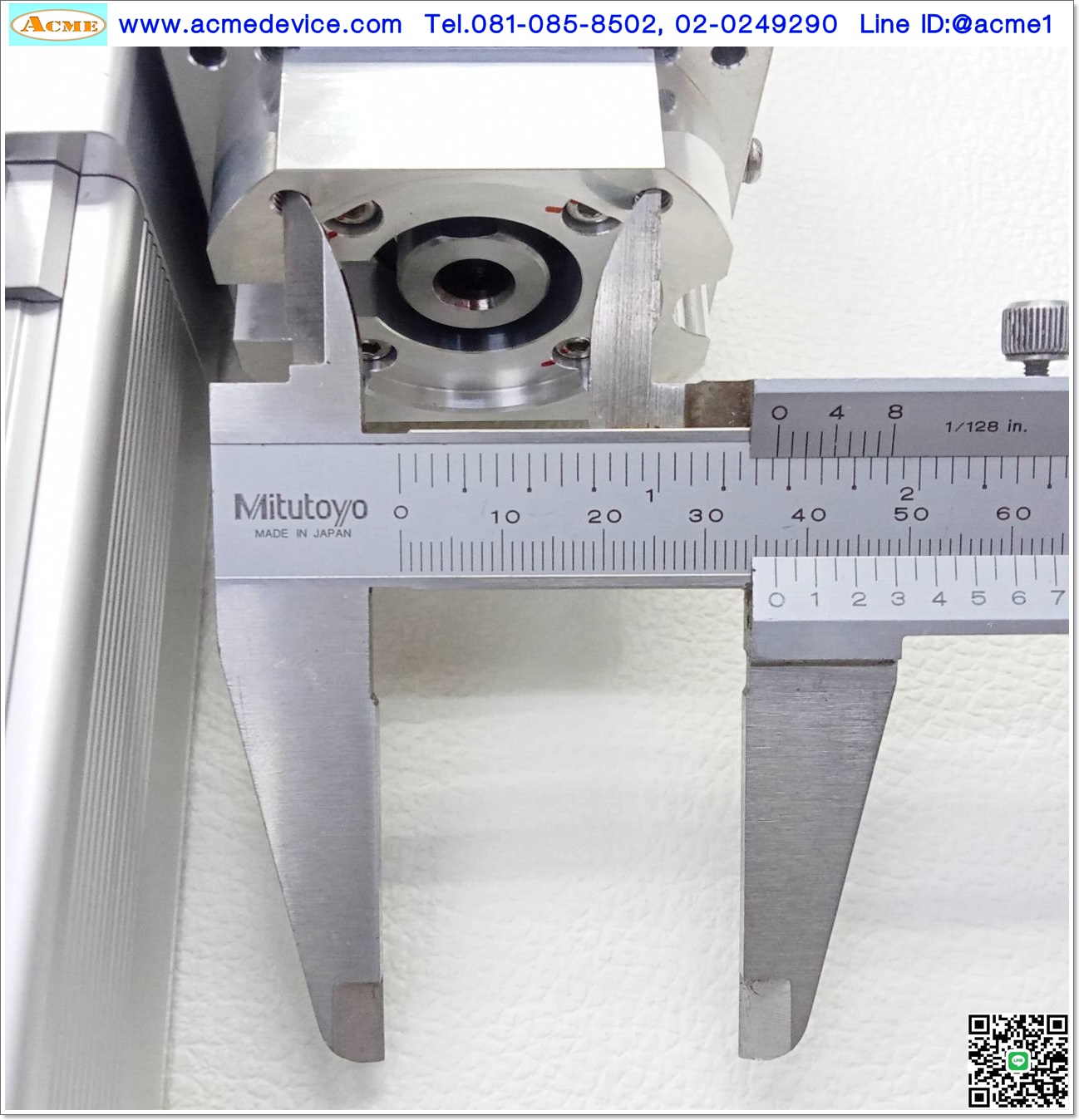 แกนสําเร็จรูป Ball Screw IAI รุ่น RCS3P-SA8R-I-100-30-50-T2-R01-MLS-WT, ขนาด 260 mm, Stroke 50 mm, Pit 30